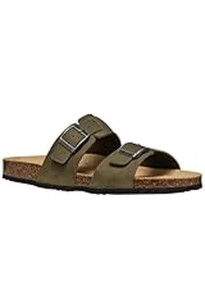 Geox Herr U Ghita B Slide Sandal, military, 40 EU, , 40 EU