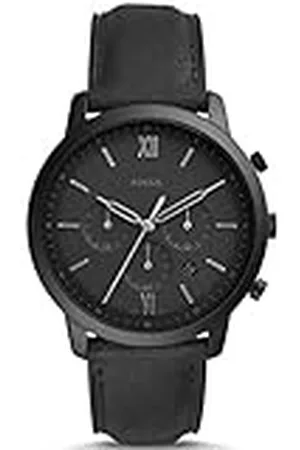 Fossil Neutra herrklocka, kronografverk med armband i rostfritt stål eller läder