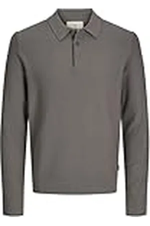 JACK & JONES JACK&JONES JPRBLUSANDRI stickad pikétröja LS, , XL