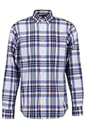 GANT REG Classic POPLIN Check Shirt, , XL