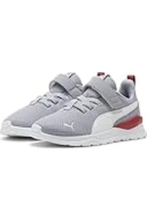 PUMA Anzarun Lite AC+ PS, Unisex barn, Grå Fog vit klubb röd, 31 EU