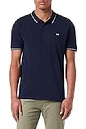 Lee Pique Polo Navy T-shirt för män, , 3XL