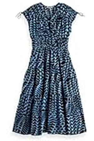 Scotch&Soda Tiered Poplin midiklänning, , 38