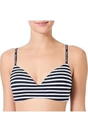 Tommy Hilfiger Dam lätt fodrad triangel PRT UW0UW05935, blå, M, , M