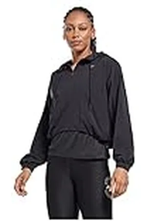 Reebok Löparjacka för kvinnor, svart, svart, L, , L