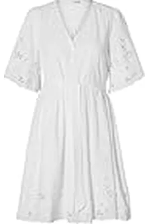 SELECTED Slfdahlia Ss Short Broderi Dress Noos, , 40