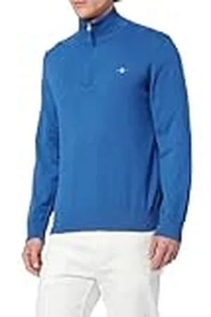 GANT Klassisk bomull halv dragkedja, , X-Large, , X-Large