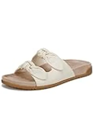 Vionic Kvinnors Elara platt sandal, vit, 5 UK, , 38 EU