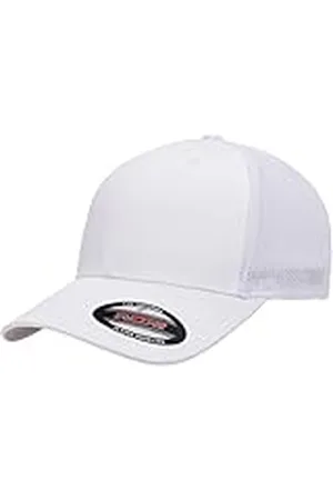 Flexfit Flexfit Trucker Mesh Fitted Cap, White, OS