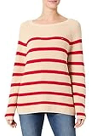 Tommy Hilfiger Dam CO CARDI FINA GG LS BOAT-NK SWT WW0WW44975, vit, L, , L