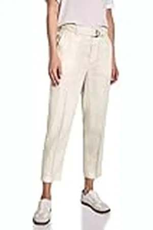 Street one Linne chino med bälte, , 38W / 28L