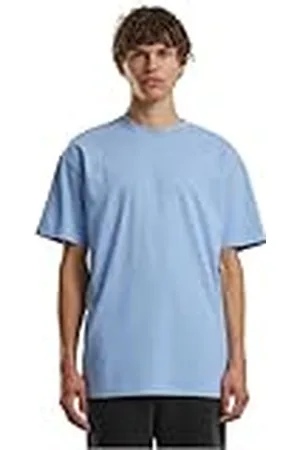 Build Your Brand T-shirt för män, tung oversize t-shirt, basic t-shirt för män, överdimensionerad passform, bomull, storlekar XS – 5XL, , S