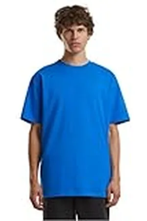 Build Your Brand T-shirt för män, tung oversize t-shirt, basic t-shirt för män, överdimensionerad passform, bomull, storlekar XS – 5XL, , S