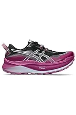 Asics Dam Trabuco Max 3 sneakers, 5.5 UK Svart/Ljusblå, Svart ljusblå, 39 EU