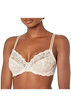 Fantasie Dam Ana vadderad bygel halv kupa Demi Braana Ana-Brasier Acolchado balkong kon aromer, media copa full täckning behå, ogenomskinlig, , 75J