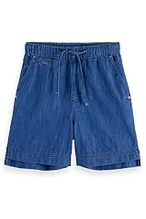 Scotch&Soda Sporty Utility-shorts i lätt denim, , XS