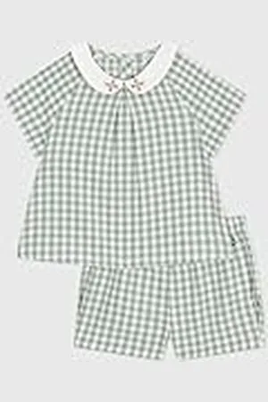 Petit Bateau 2-delat set för flickor, , 6 M�nader