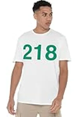 Squid Game Player 218 unisex t-shirt, vit, X-Large, , XL