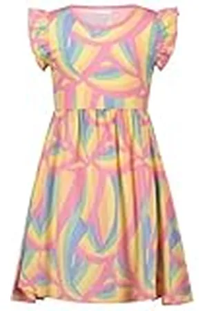 Salt & Pepper SALT OCH PEPPER BY KIDS PARK Flickor Jersey Dress Rainbow AOP, , 116