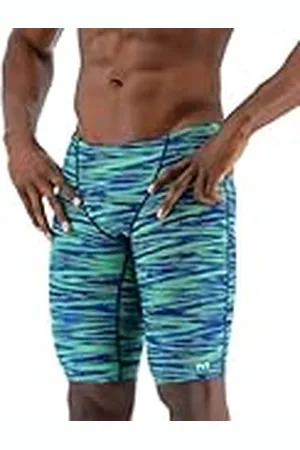 Tyr Durafast Elite Athletic Jammer baddr kt f r m n, Bl/gr n, 6