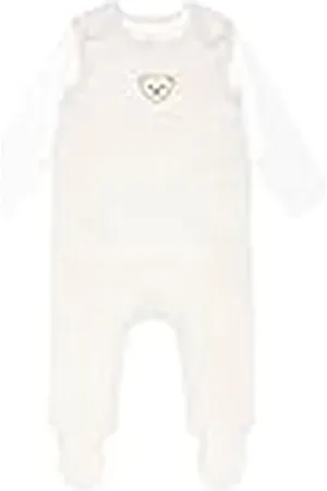 Steiff Unisex baby set sparkdräkt med fot + t-shirt långärmad pyjamas för småbarn, , 68 cm