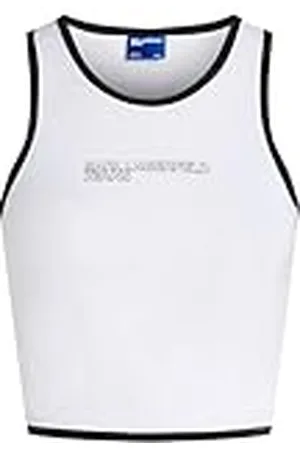 Karl Lagerfeld Outline Logo topp, kvinnor, , topp, , M