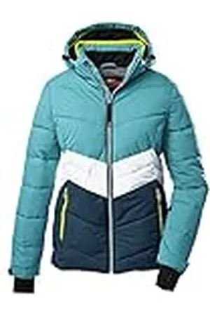 Killtec Damvinterjacka/jacka i dunlook med dragkedja med huva och snöfång, KSW 1 WMN SKI QLTD JCKT, , 36, 38599-000