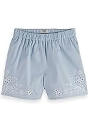 Scotch&Soda Placed Broderi High Rise Shorts, , S