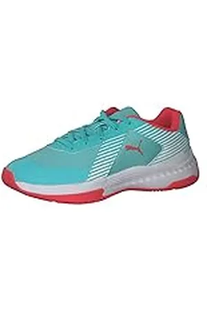 PUMA Unisex barn Varion Jr inomhus hovsko, Elektro Aqua - 29 EU