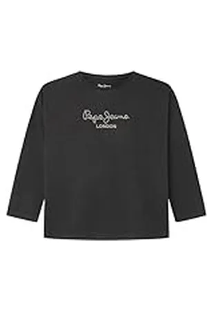 Pepe Jeans Flicka Vita Ls T-shirt, , 6 år