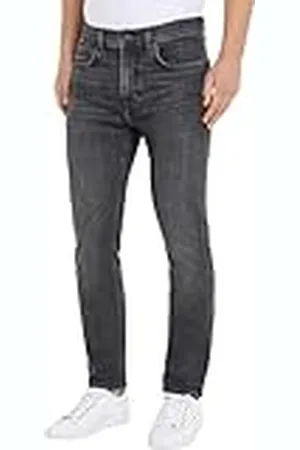 Tommy Hilfiger Herr Slim Bleecker Pstr Damon Blk Denim Byxor, , 30W x 32L