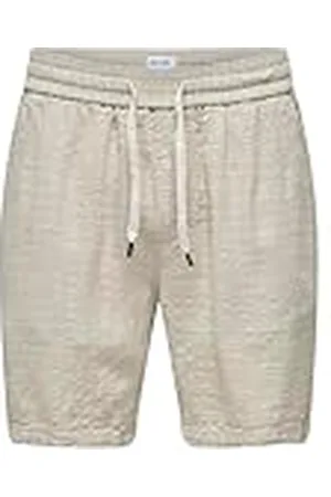 Only & Sons ONSTEL Linen Latham 0257 shorts, , XL
