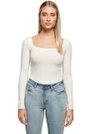 Urban classics Dam dam ekologisk långärmad body t-shirt, , M