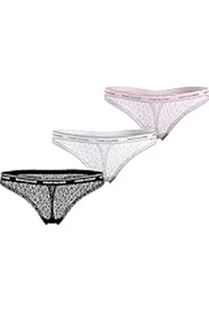 Tommy Hilfiger 3 pack Thong Spets (ext-storlekar), stringtrosor, , L dam, , L