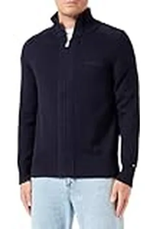 Tommy Hilfiger Monotyp tjock bomull dragkedja genom, , XS