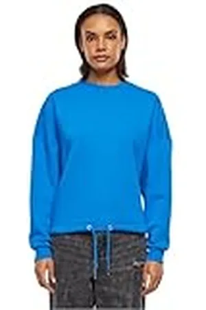 Build Your Brand Ladies Oversize Crewneck Damtröja