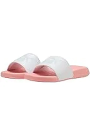 PUMA Popcat 20 JR Slide Sandal, White-Peaceful Blue-Pink Fruit, 4 UK, vit fredlig blå rosa frukt, 37 EU