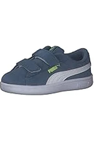 PUMA Unisex barn modeskor SMASH 3.0 SD V INF Tränare & sneakers, DEEP DIVE- vit LILY PAD, 20, Deep Dive White Lily Pad, 20 EU