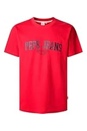 Pepe Jeans Herr DERRIL T-tröja T-shirt, röd (RUGBY RÖD), M, , M