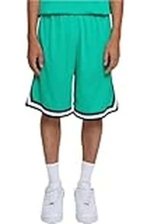 Urban classics Mäns randiga nätshorts, , M