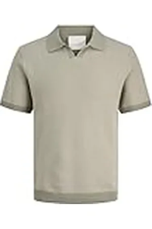 JACK & JONES Herr Jprcceaston Knit delad hals Ss Sn, , S