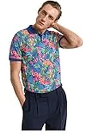 GANT PRINTED SS POLO, , XL
