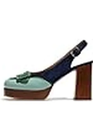 Fly London Kvinnors EVAH243FLY pumps, himmelsblå/smaragd/blå, 9 UK, , 9 UK