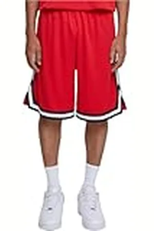 Urban classics Mäns randiga nätshorts, , S