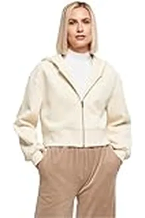 Urban classics Damsweatshirt, överdimensionerad dragkedja, jacka, , 3XL