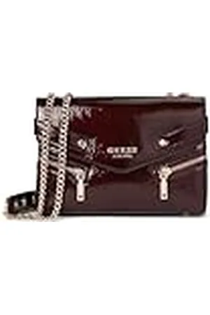 Guess Trissa konvertibel crossbody flap flik, axelrem för dam, , Taille unique