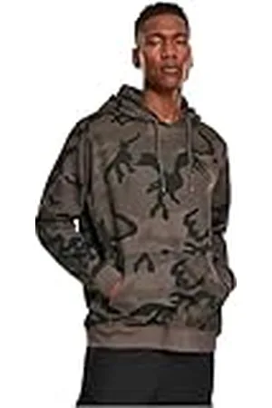 Build Your Brand Män Camo Hoody huvtröja sweatshirt