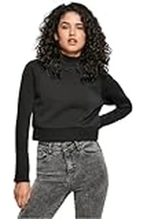 Urban classics Dam kort turtleneck crew sweatshirts, , L