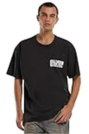 Mister Tee Herr T-shirt NAS Stillmatic Acid tvättad oversize te, avslappnad t-shirt med fronttryck för män, grafisk t-shirt, streetwear, , XL