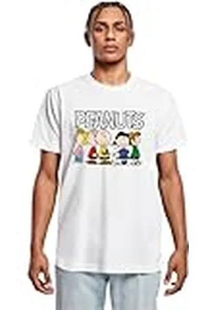 Merchcode T-shirt för män, Peanuts Group Tee, normal passform, bomull 100%, XS, , XS